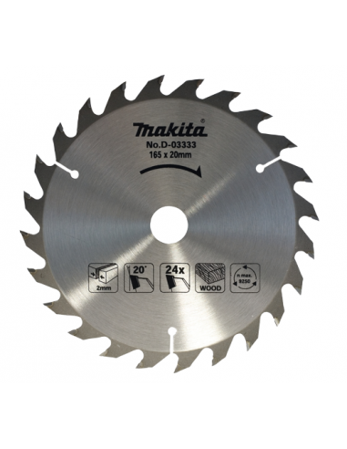 Pjovimo diskas 165X20mm