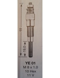 Žvakė pakaitinimo NGK YE01...