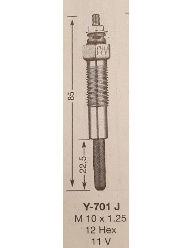 Žvakė pakaitinimo NGK Y-701 J 1566