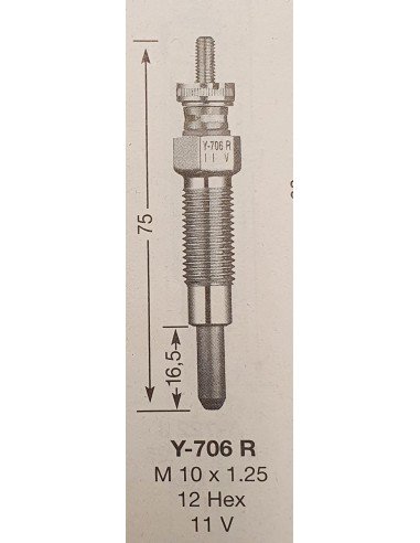 Žvakė pakaitinimo NGK Y-706R 3041
