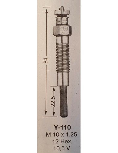 Žvakė pakaitinimo NGK Y-110  6825